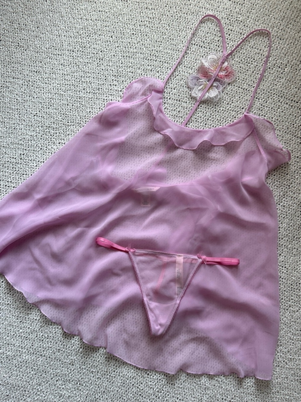 Victoria’s Secret Babydoll Lingerie Set 🌸